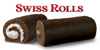 two big pack swiss rolls with the logo