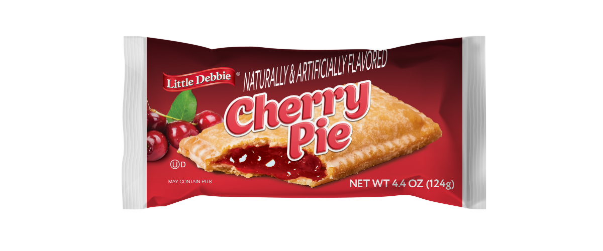 single serve wrap of a cherry pie