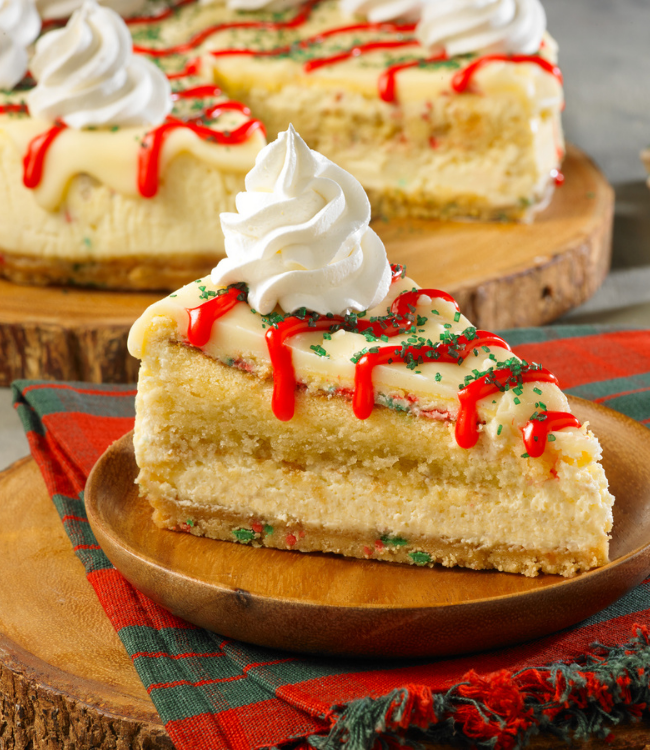 christmas tree cakes cheesecake