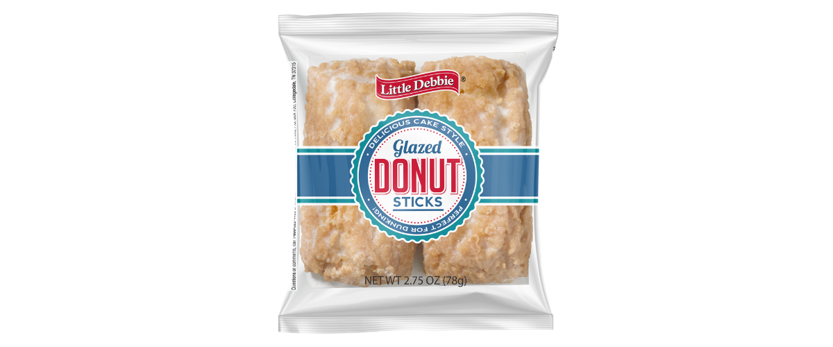 a package of twin wrapped donut sticks