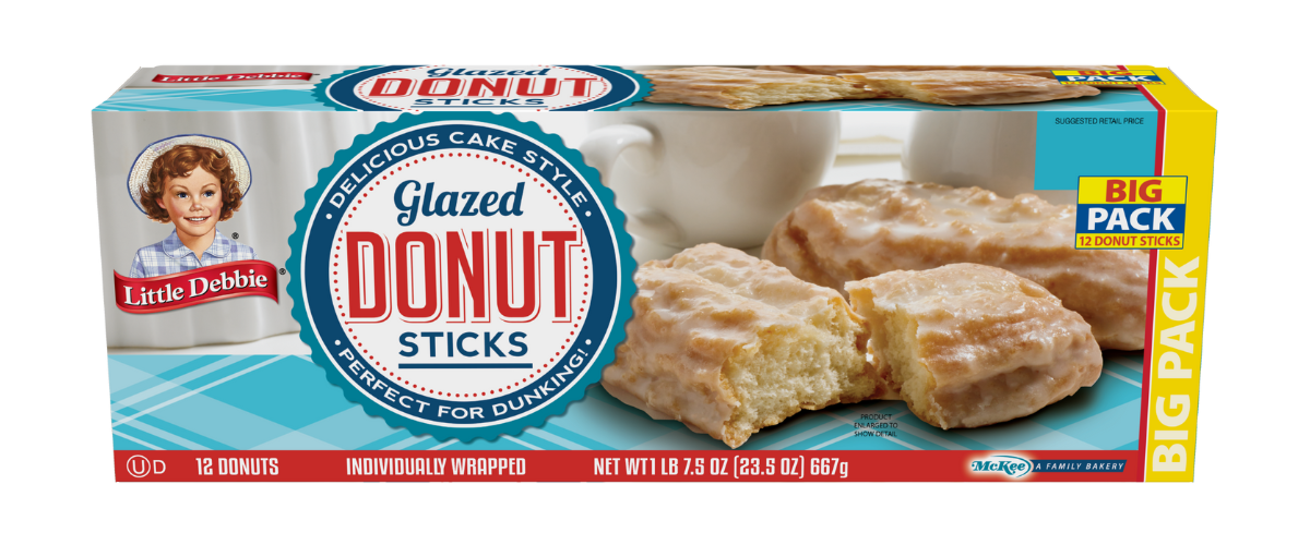 carton of big pack donut sticks