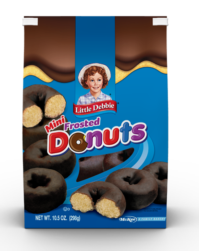 bag of frosted mini donuts