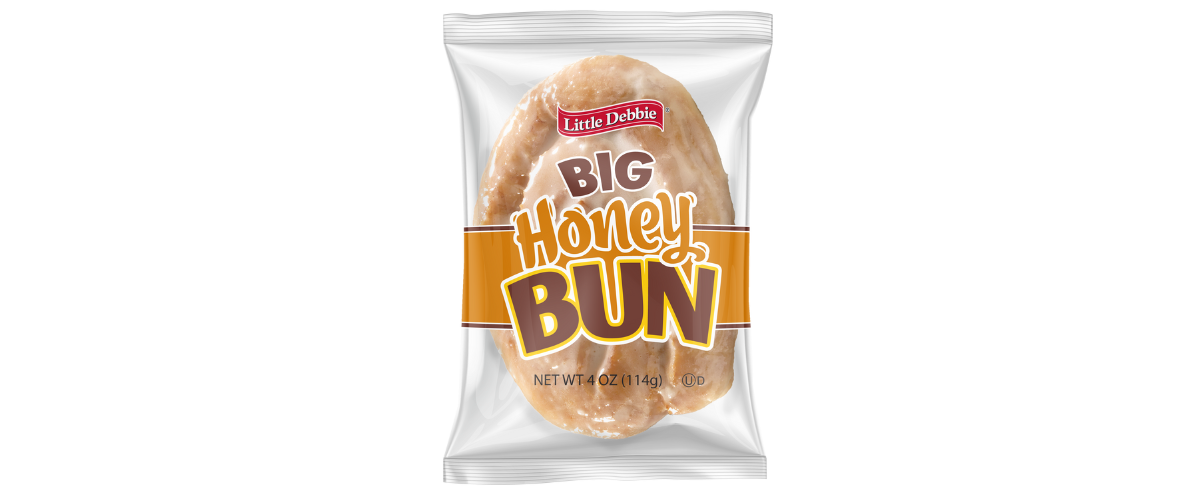 wrap of single serve honey bun