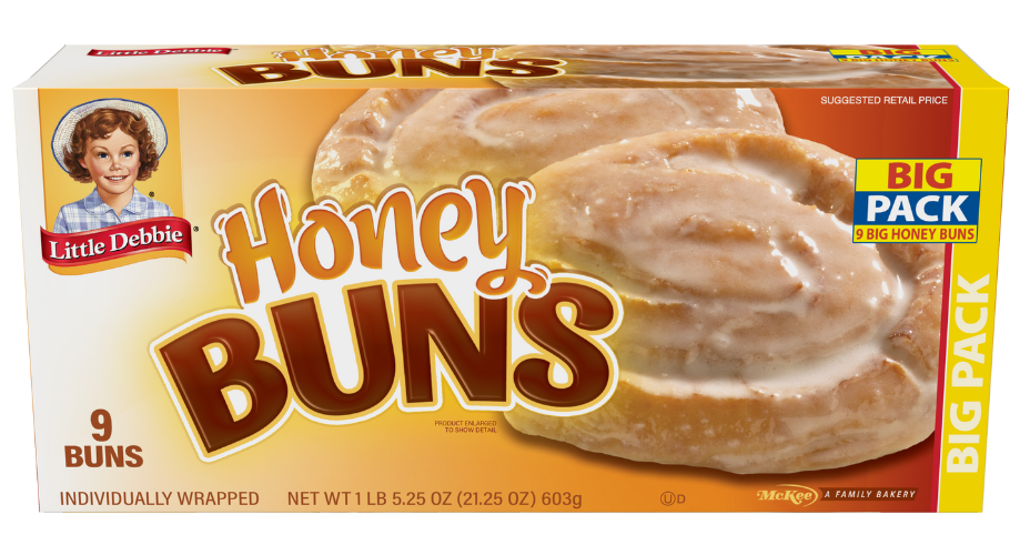 carton of big pack honey buns
