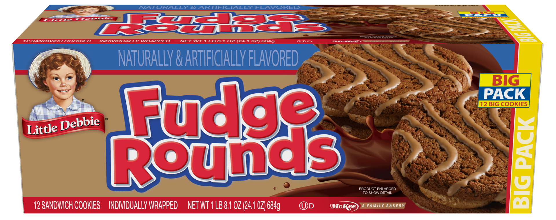 carton of fudge rounds