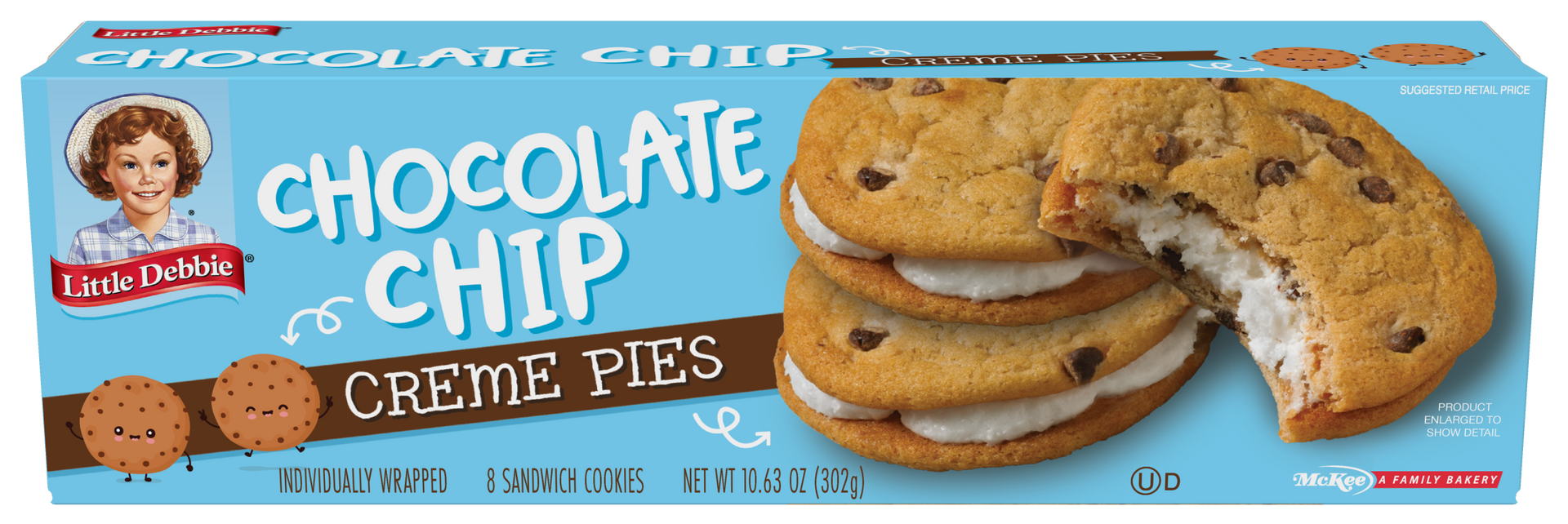 carton of chocolate chip creme pies