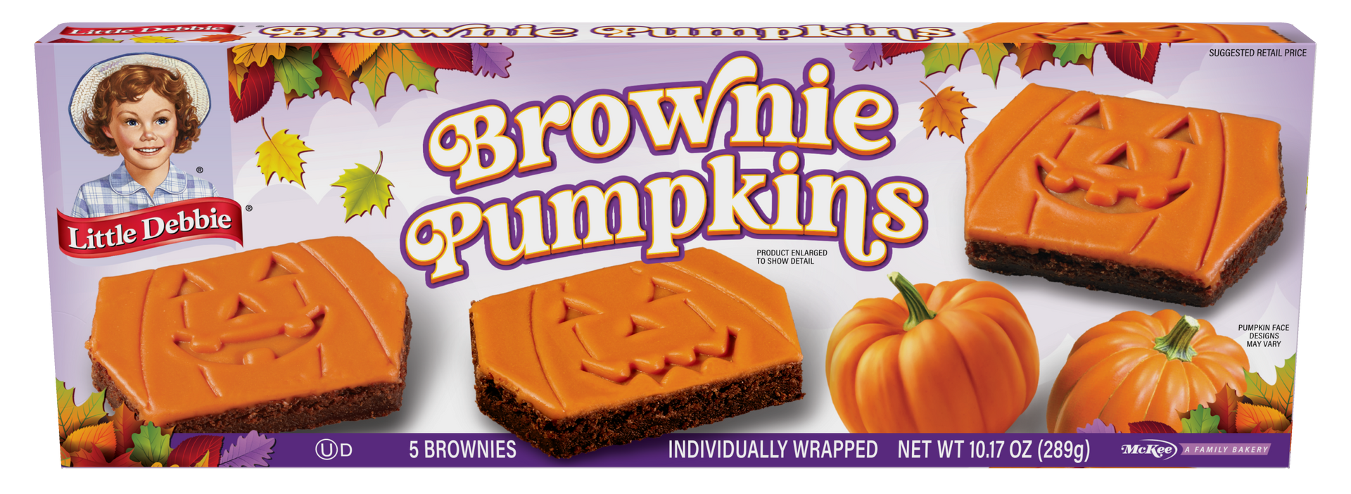 carton of brownie pumpkins