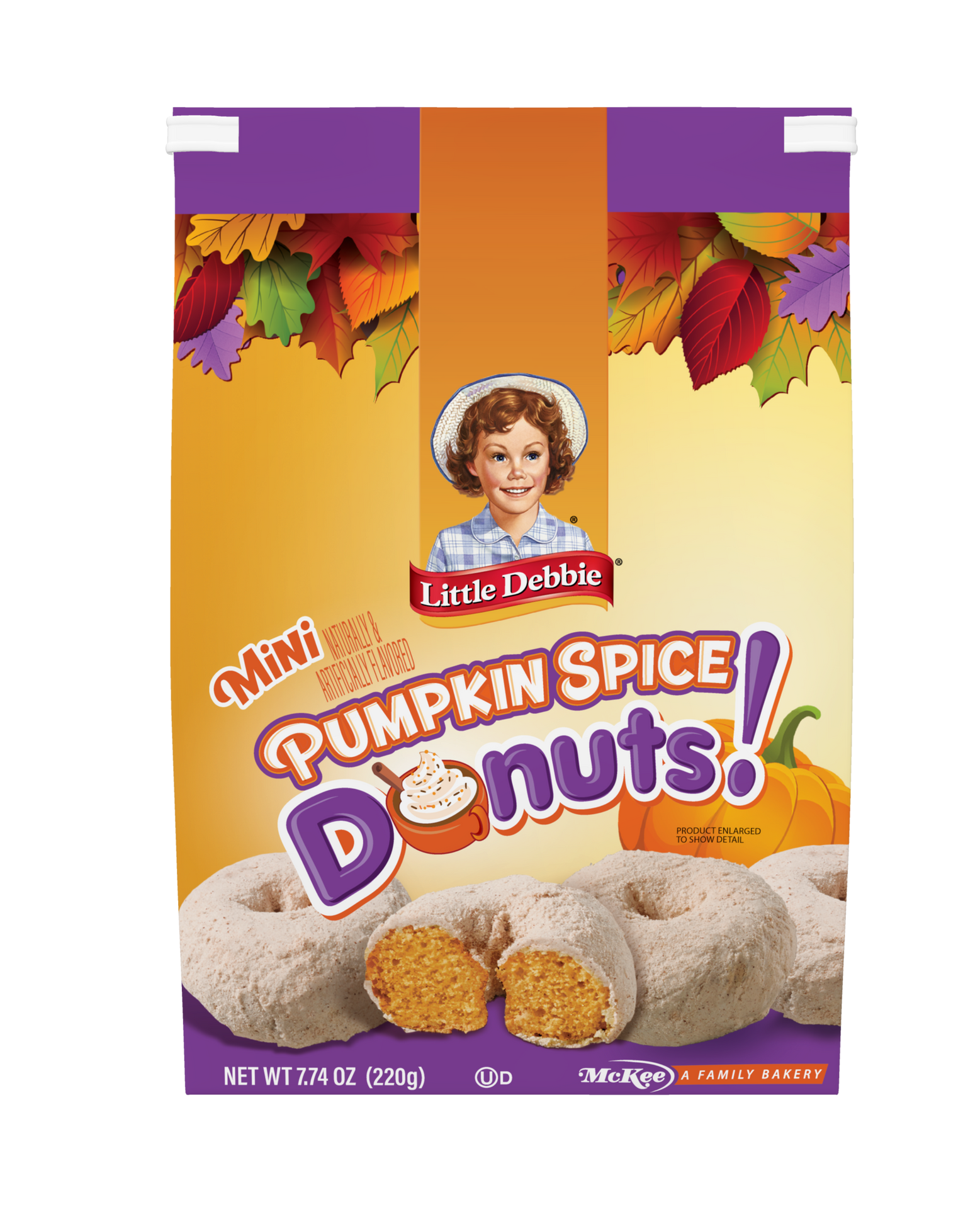 bag of pumpkin spice mini donuts