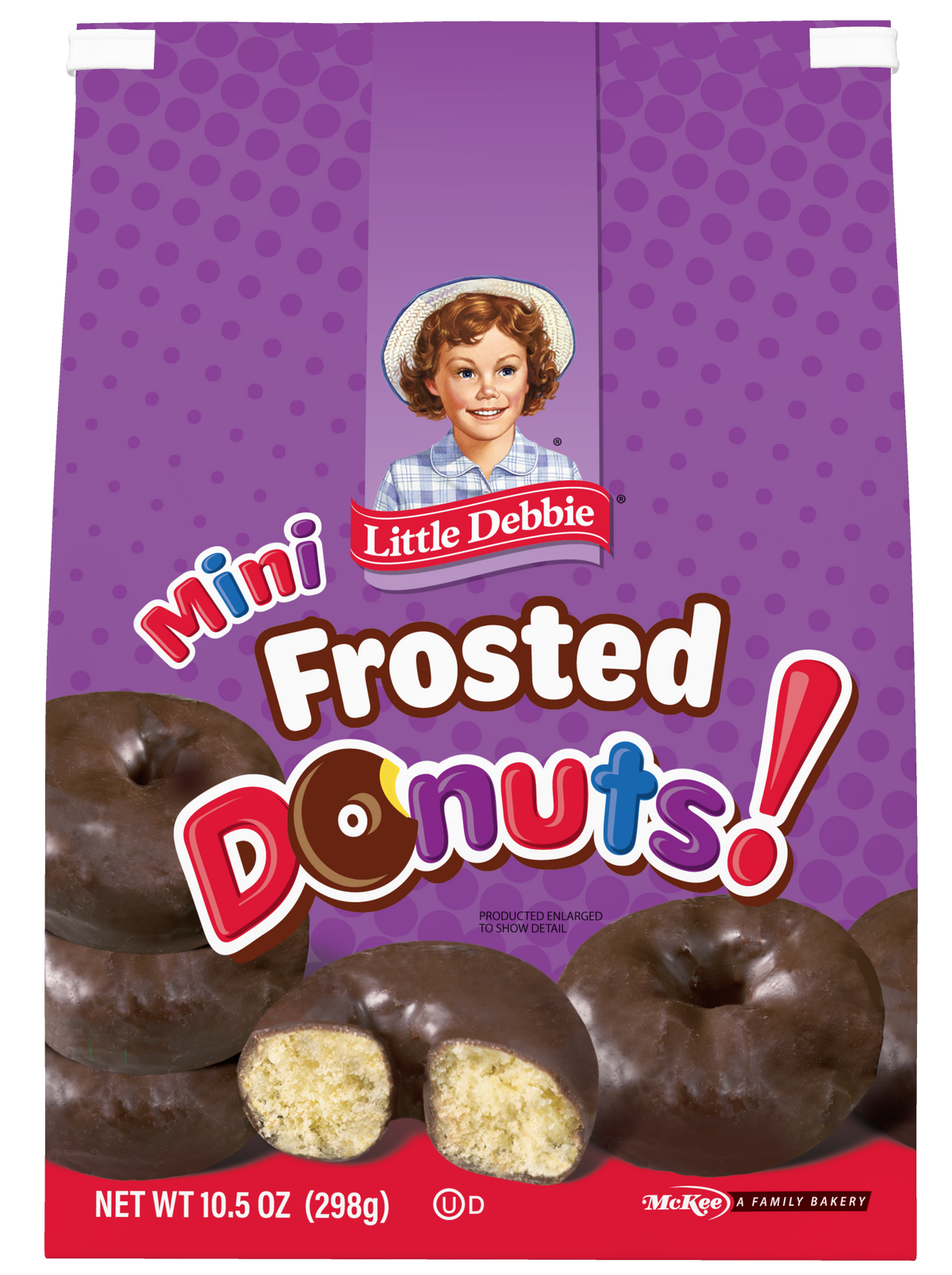 bag of frosted mini donuts