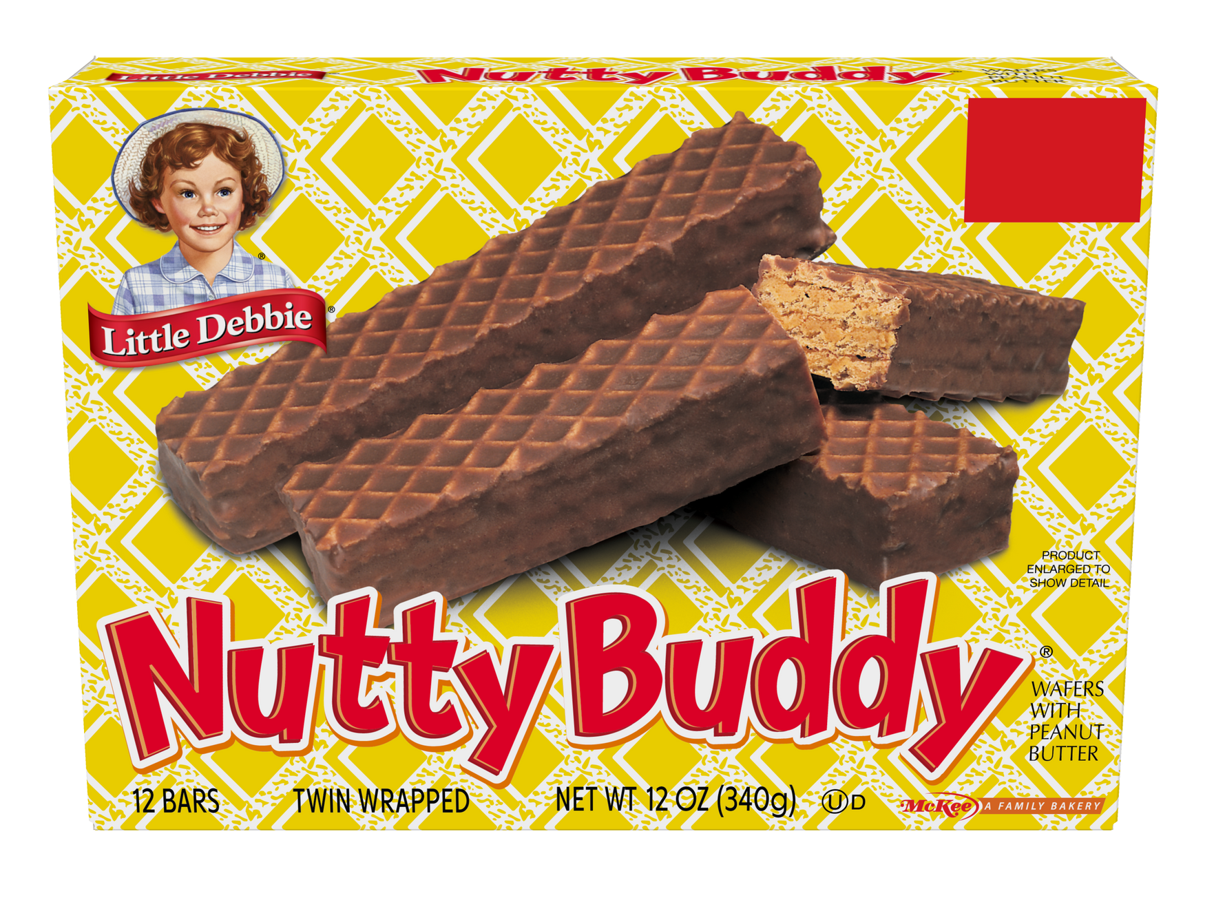 a carton of nutty buddy wafer bars