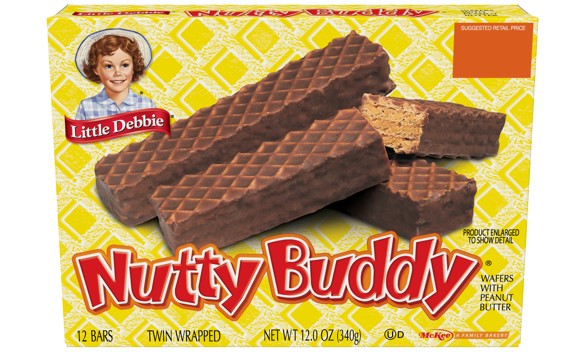 carton of nutty buddy wafer bars