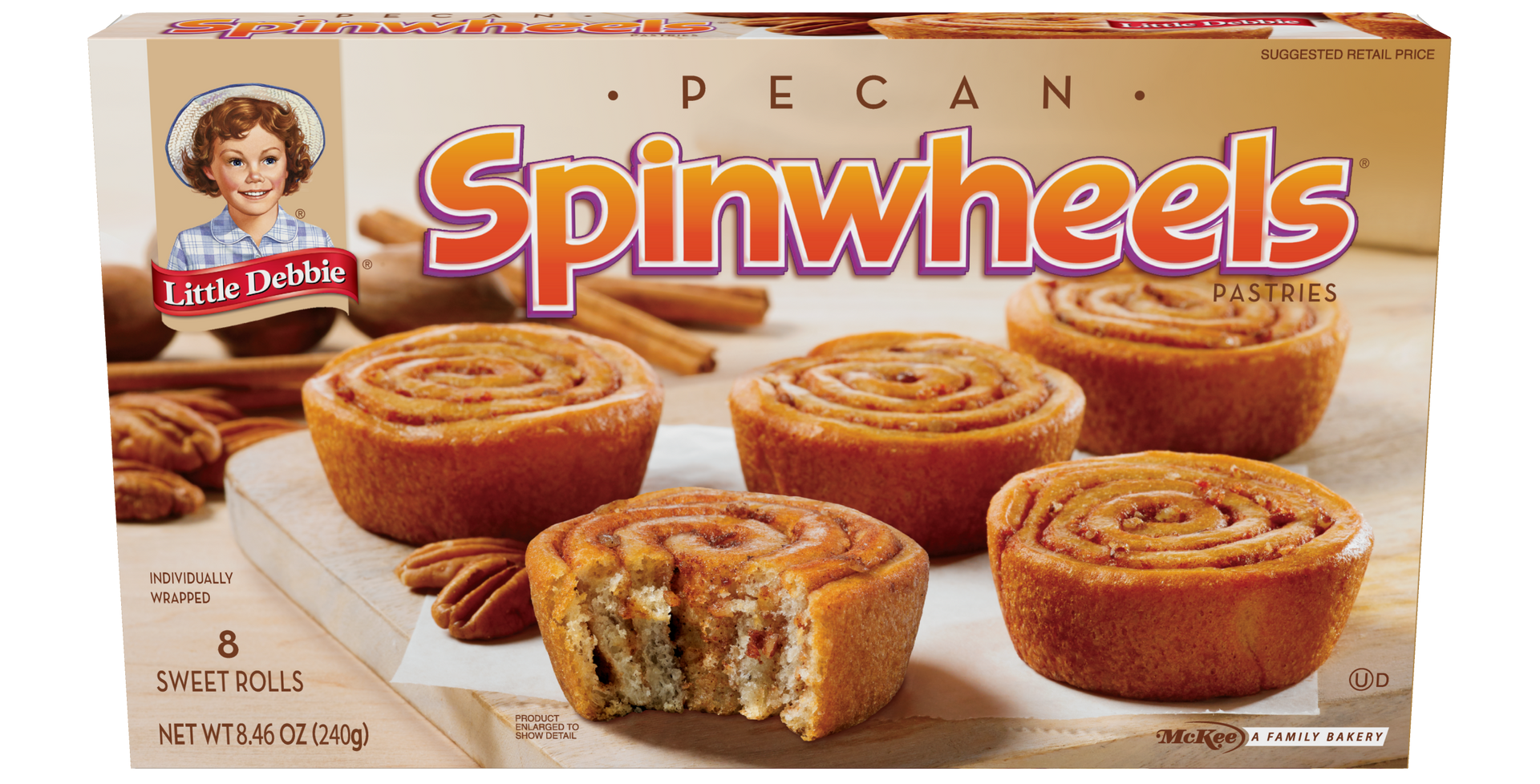 carton of pecan spinwheels