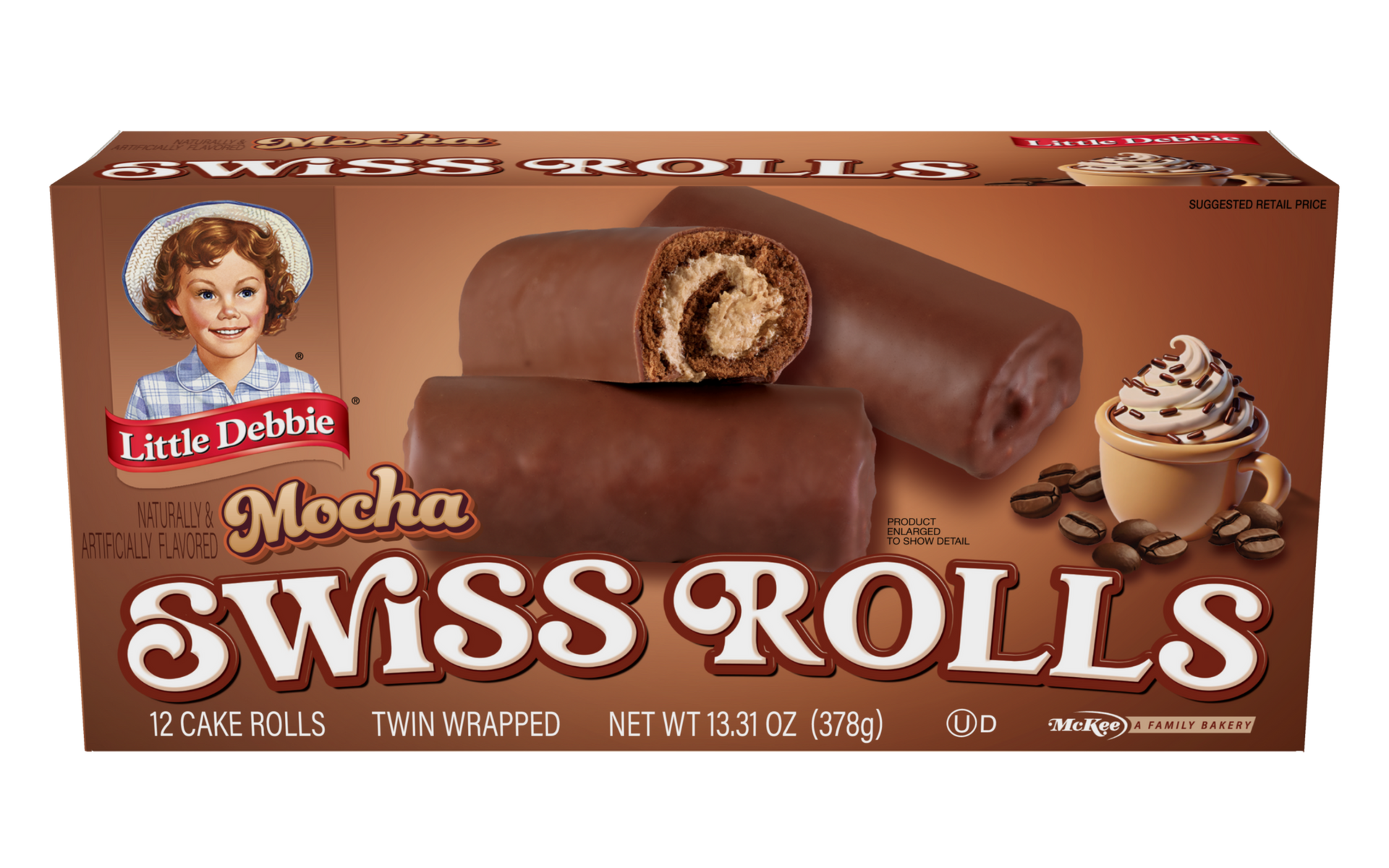 carton of mocha swiss rolls