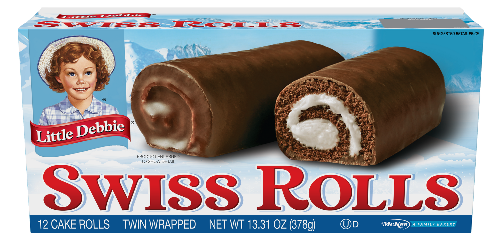 carton of swiss rolls