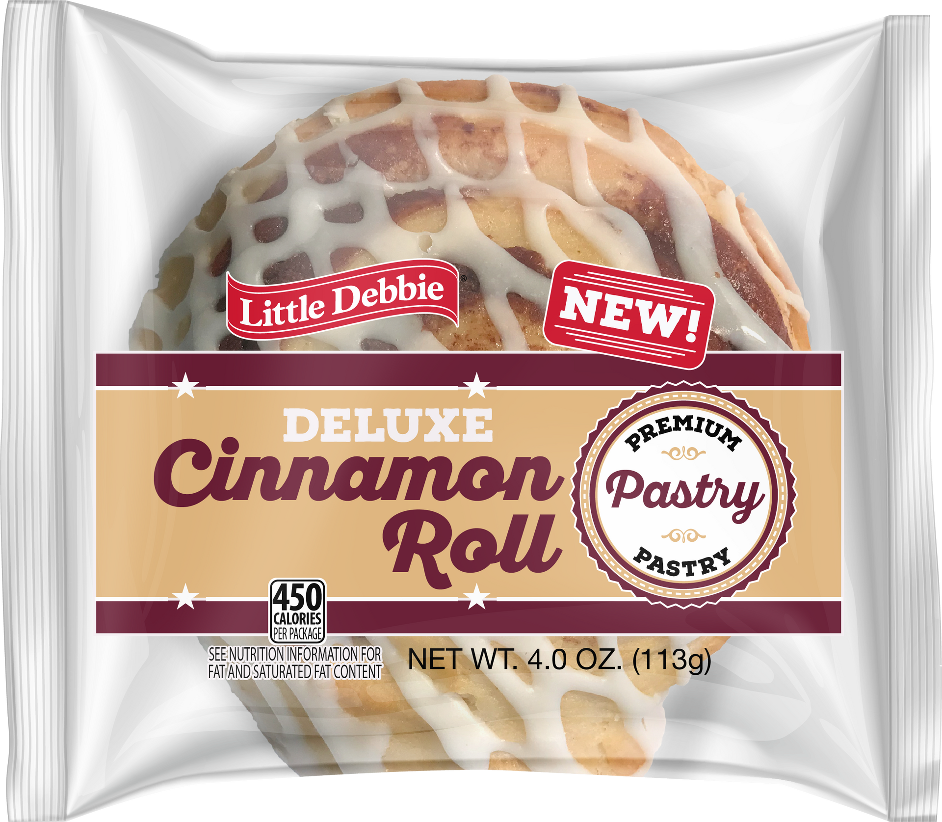 Little Debbie Little Debbie Deluxe Cinnamon Roll — product image