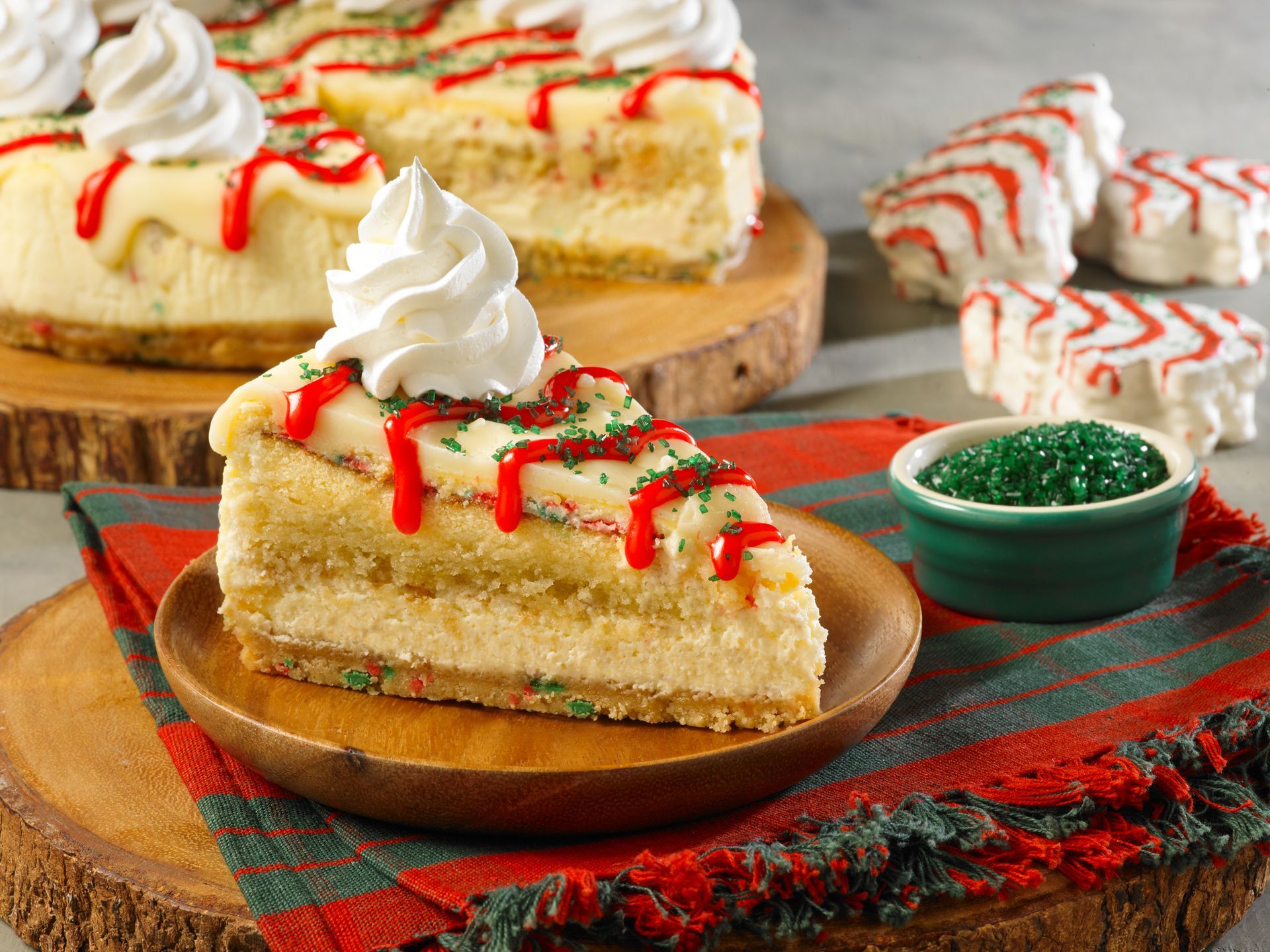 christmas tree cakes cheesecake 