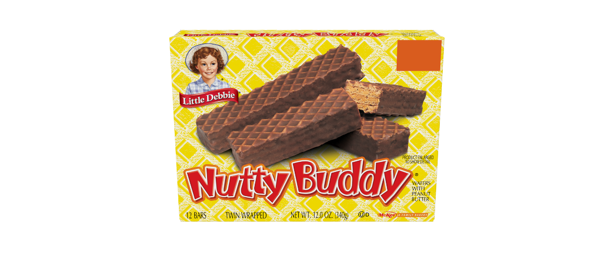 carton of nutty buddy wafer bars