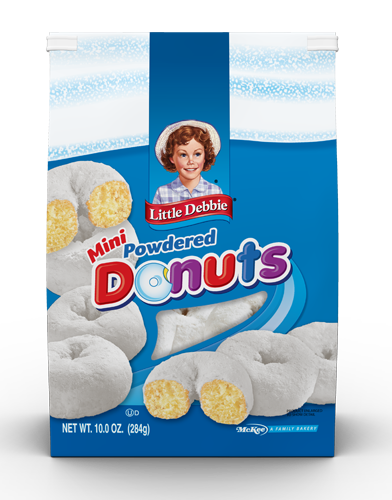 bag of powdered mini donuts