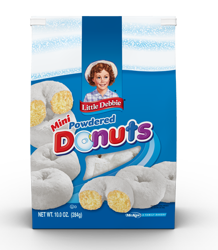 bag of powdered mini donuts