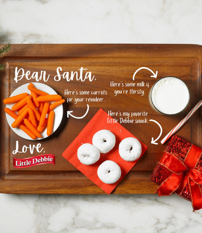 snack board idea for santa