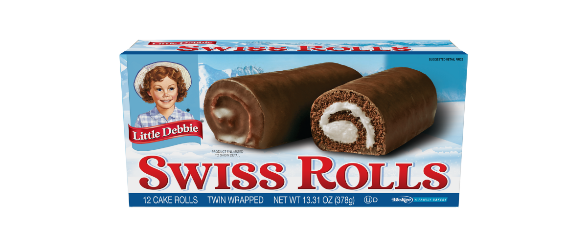 carton of swiss rolls
