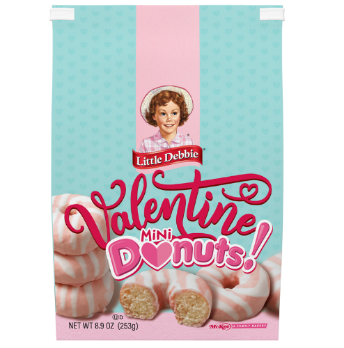 bag of valentine mini donuts