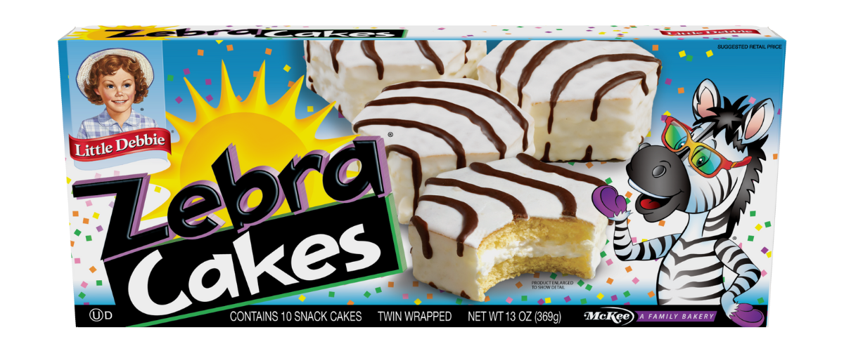 carton of zebra cakes