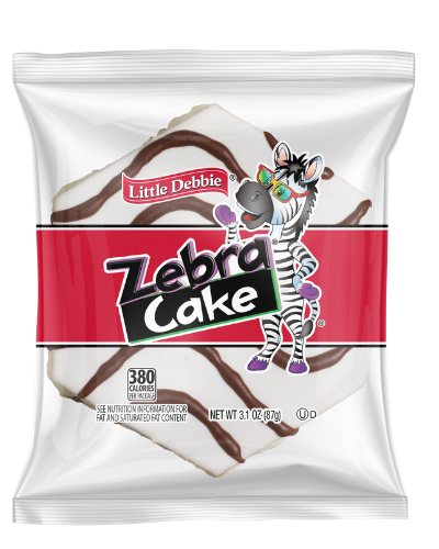 wrapped single serve zebra cake