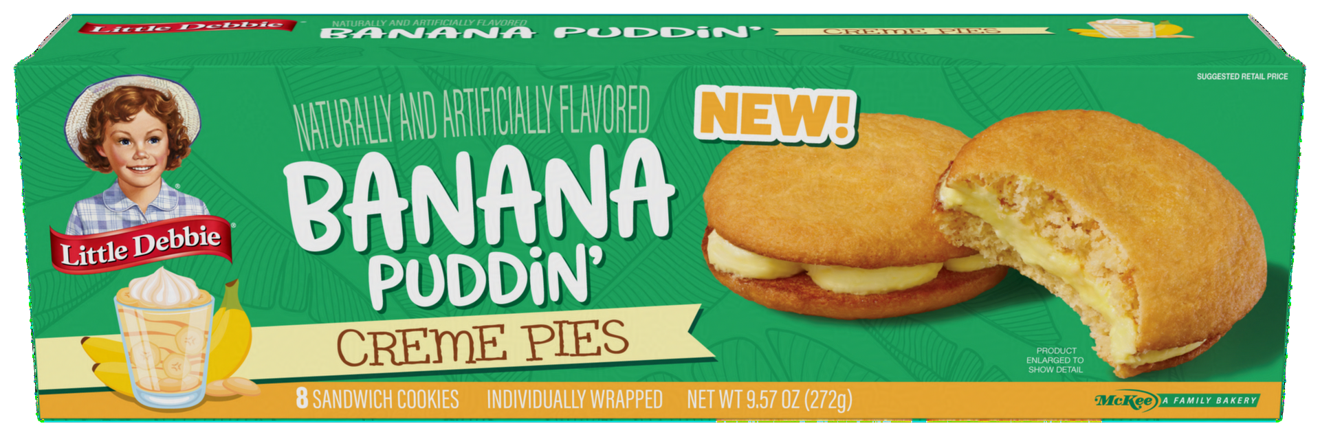 carton of banana puddin' creme pies