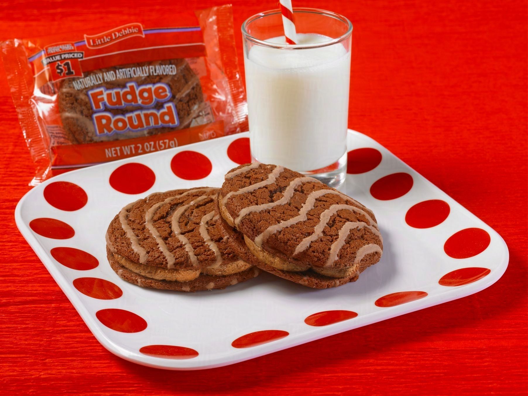 A close up of two chocolate cookies on a table
