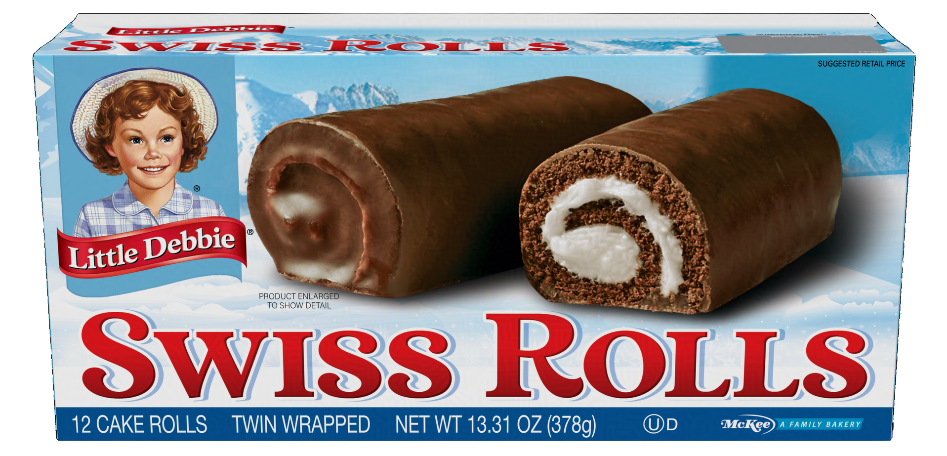 carton of swiss rolls