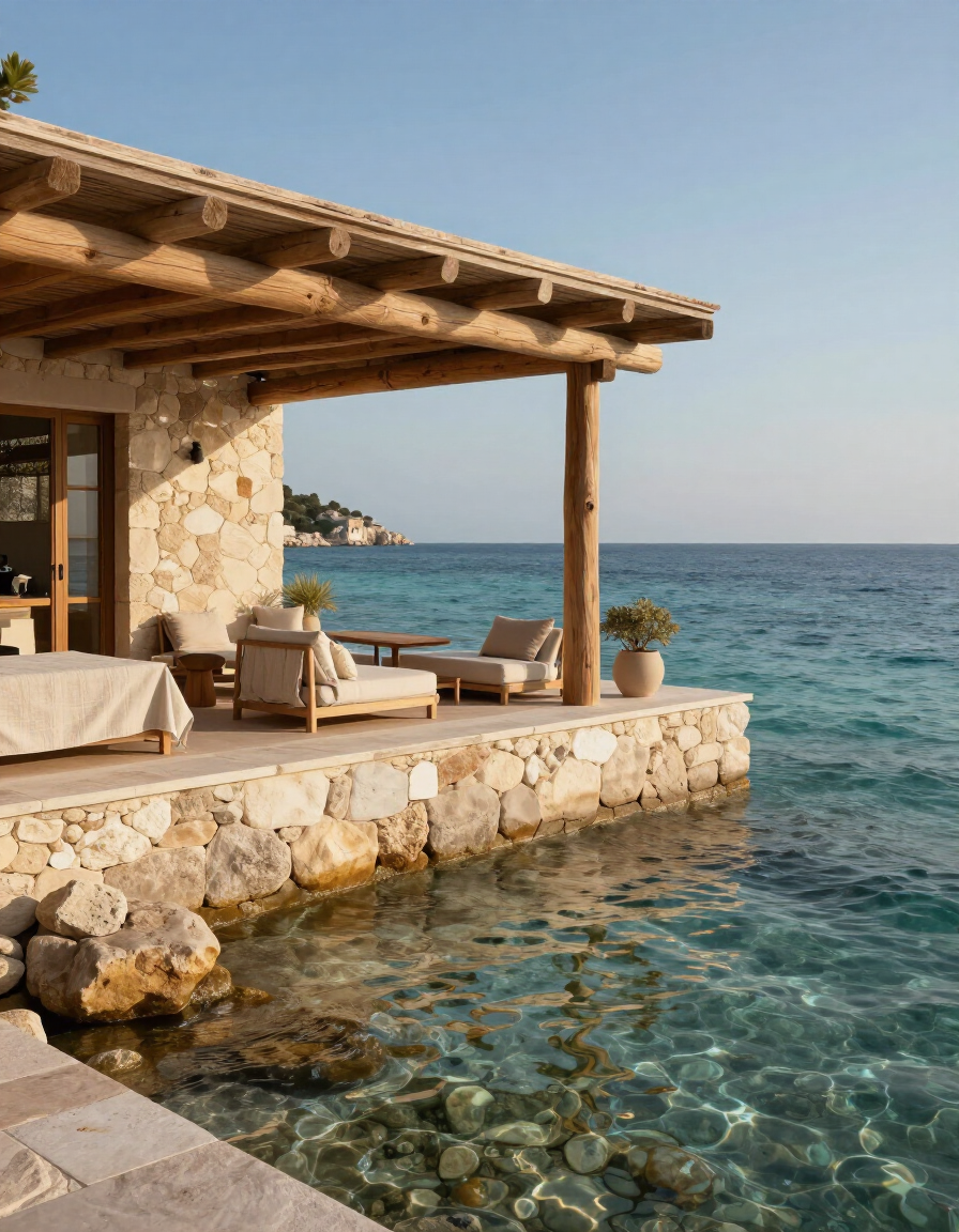 PAI Beach Club seafront terrace, Salento