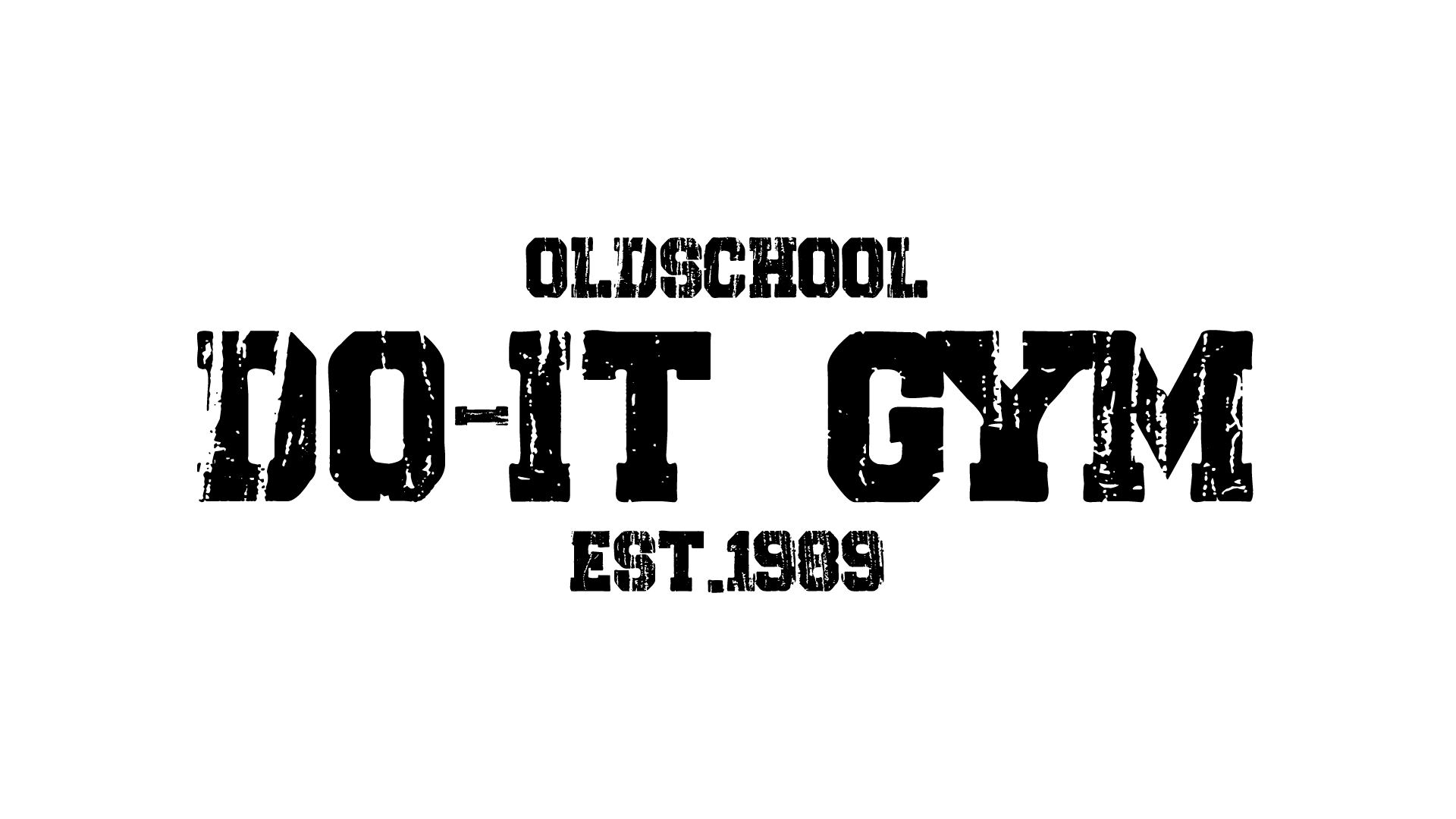 Logo Do-it Gy Het logo van do-it gym is rood en wit op een witte achtergrond.