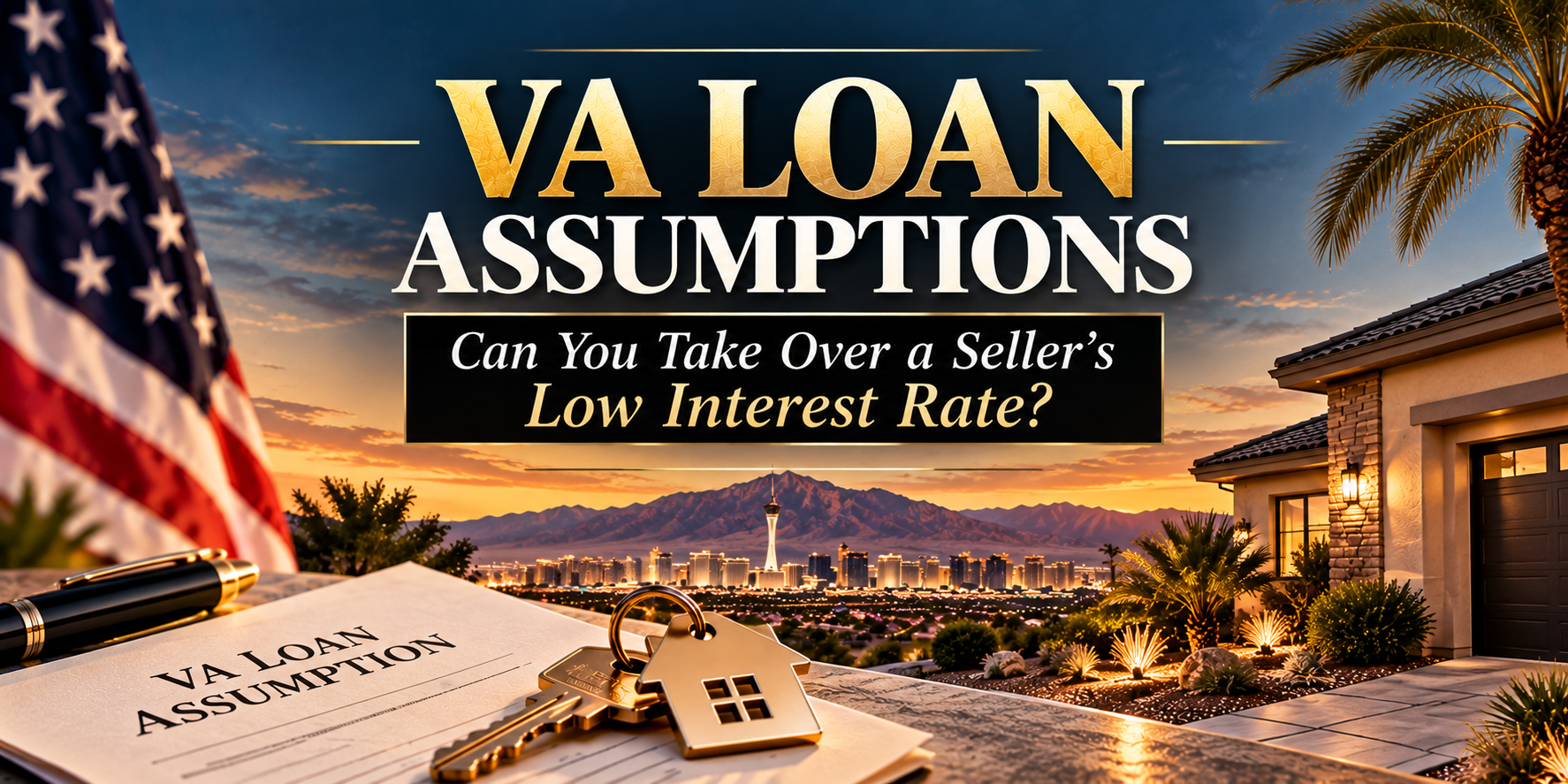 VA loan assumptions in Las Vegas and taking over a seller's low interest rate