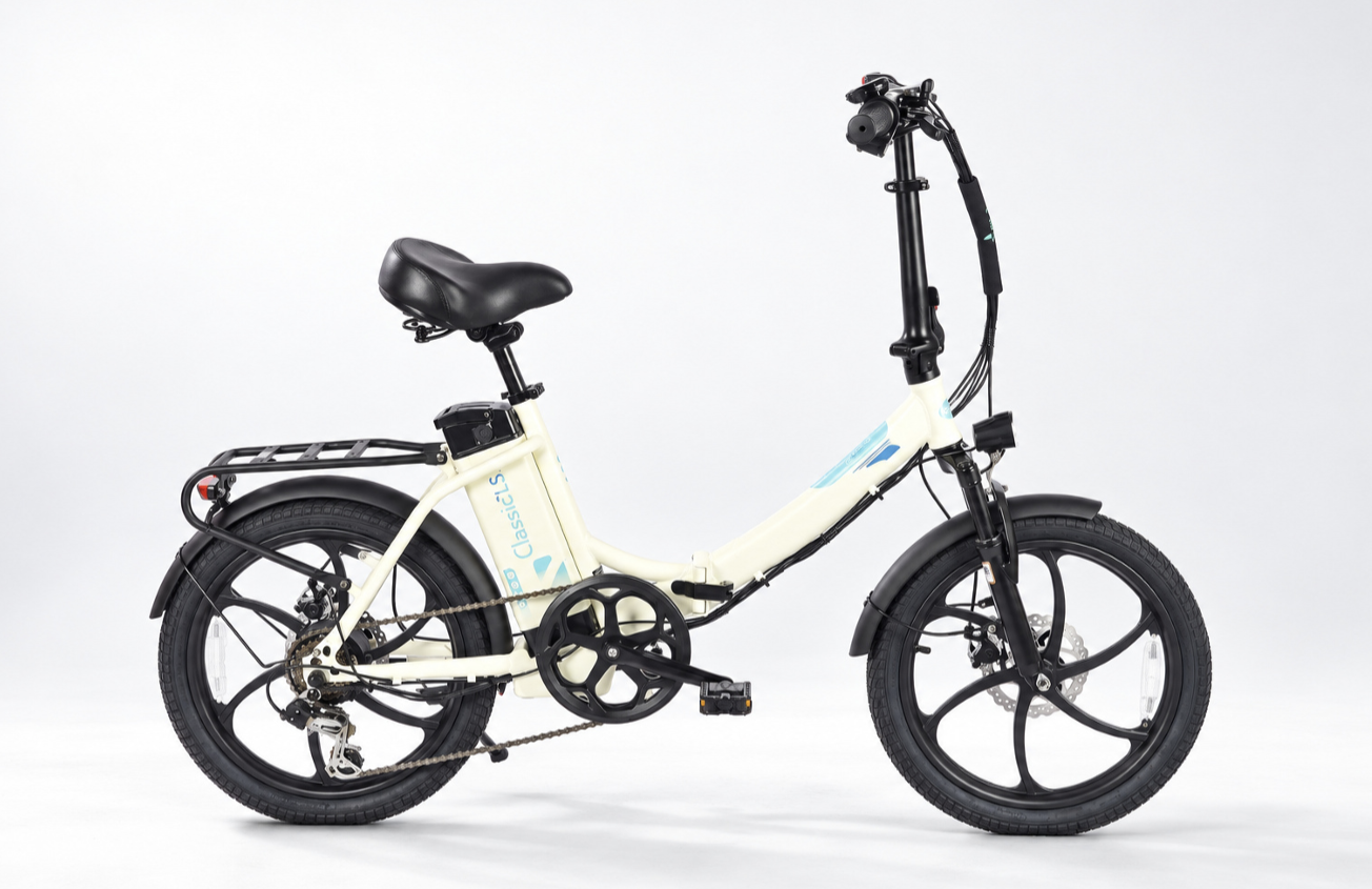 GreenBike CLASSIC LS – אופניים חשמליים מתקפלים 20 אינץ׳
