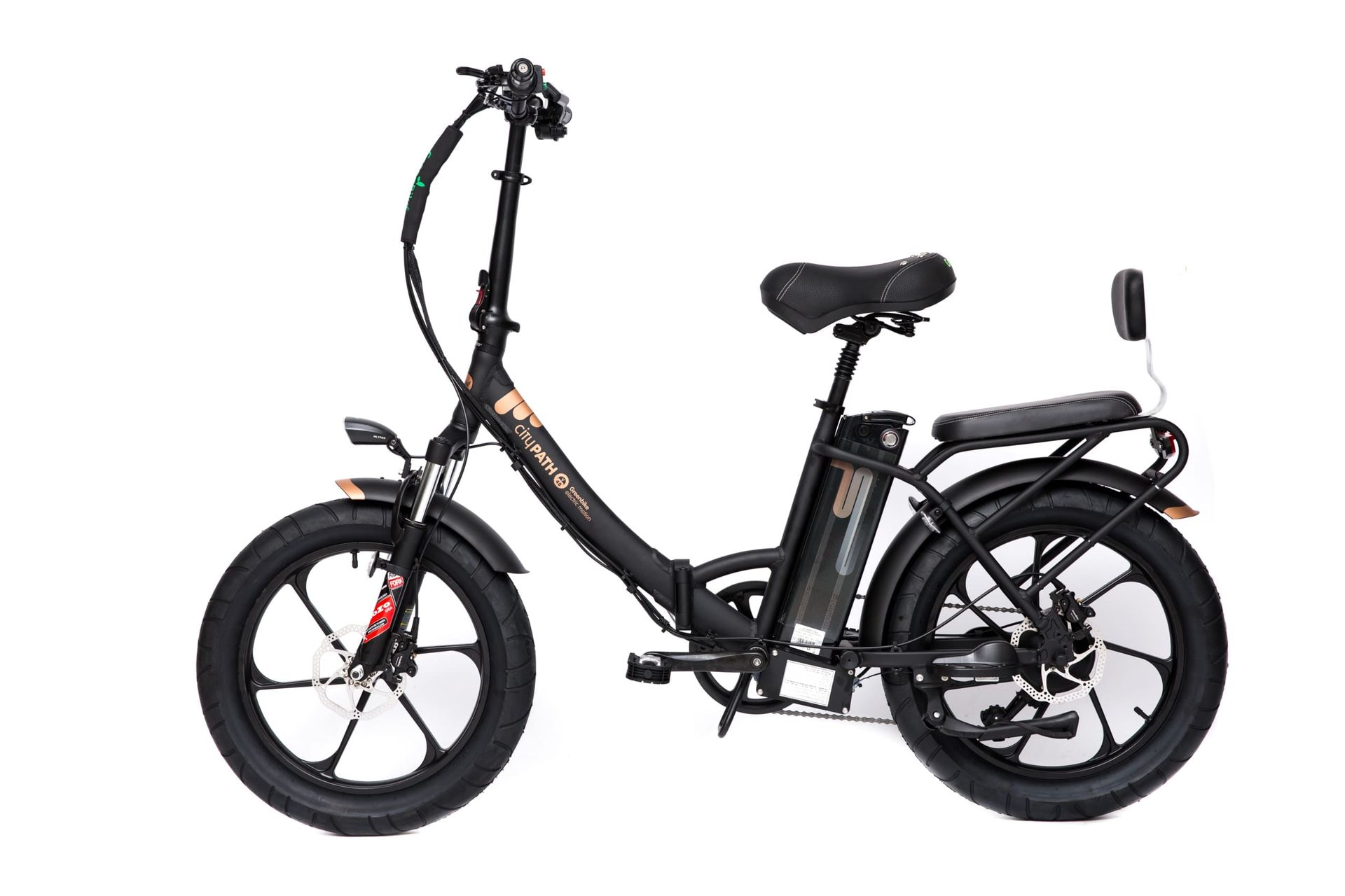 אופניים חשמליים ‏מתקפלים GreenBike City Path MINI FAT