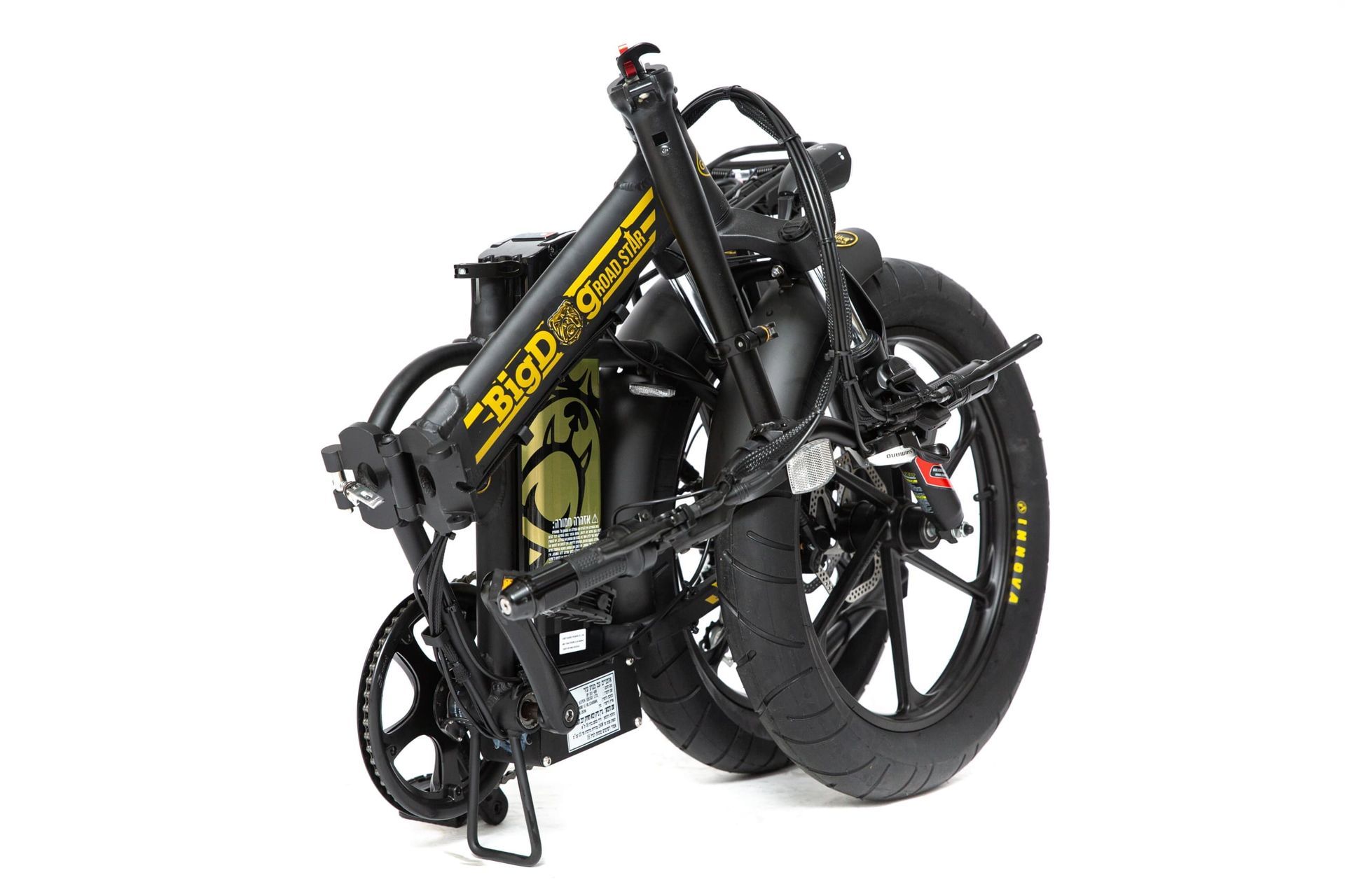 אופניים חשמליים ‏מתקפלים GreenBike BIG Dog RoadStar