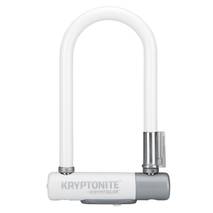 מנעול פרסה New-U – Kryptolok Mini-7 Color Series – לבן פנינה