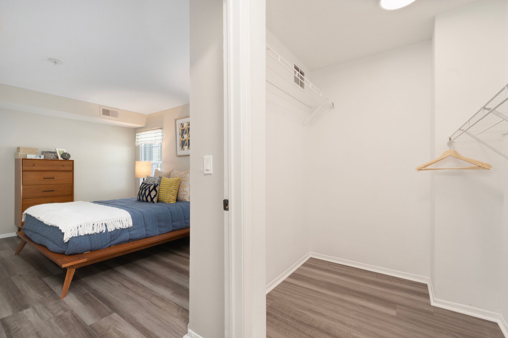 Walk-in Closet at The Royce at Trumbull.
