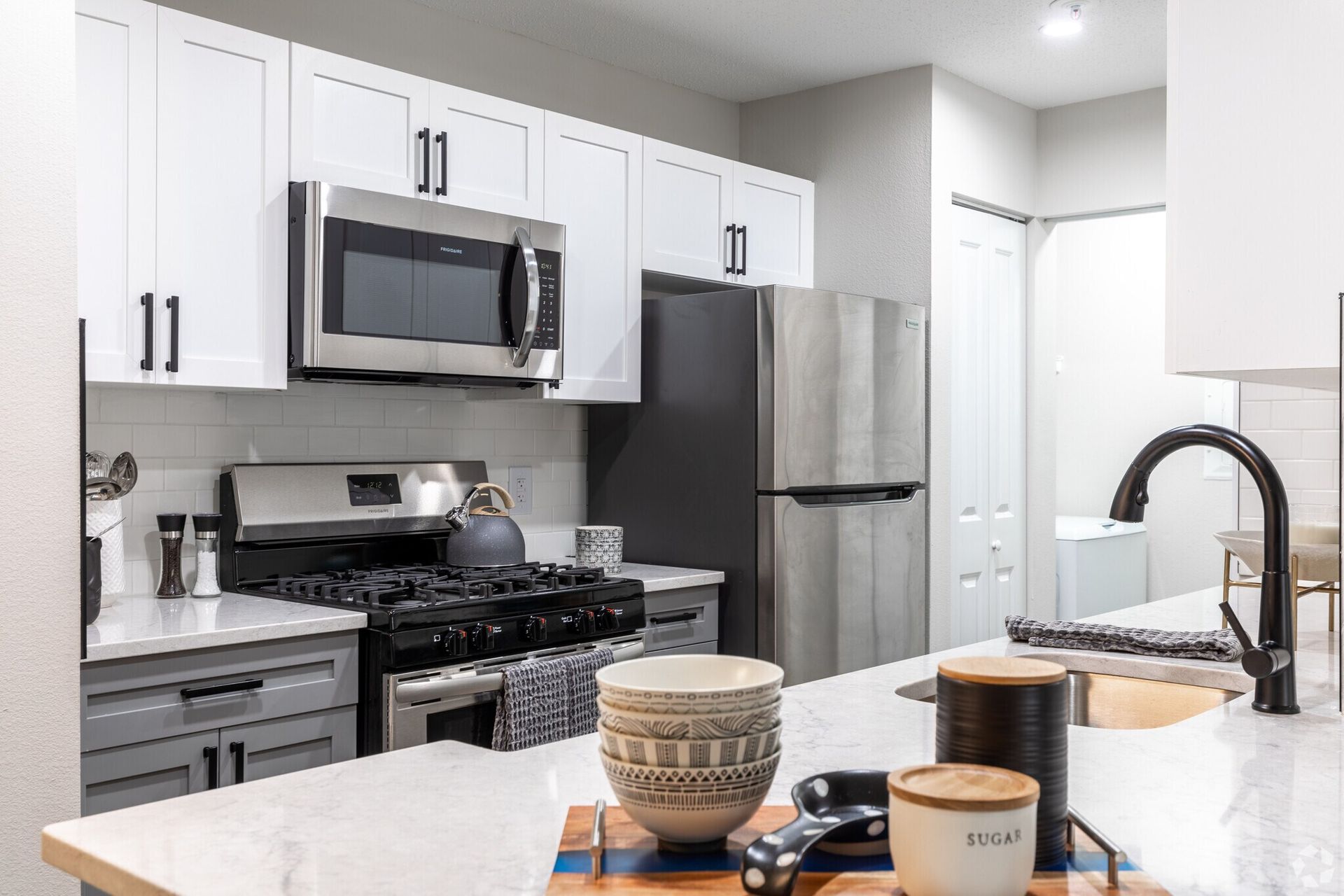 Kitchen at The Royce at Trumbull.