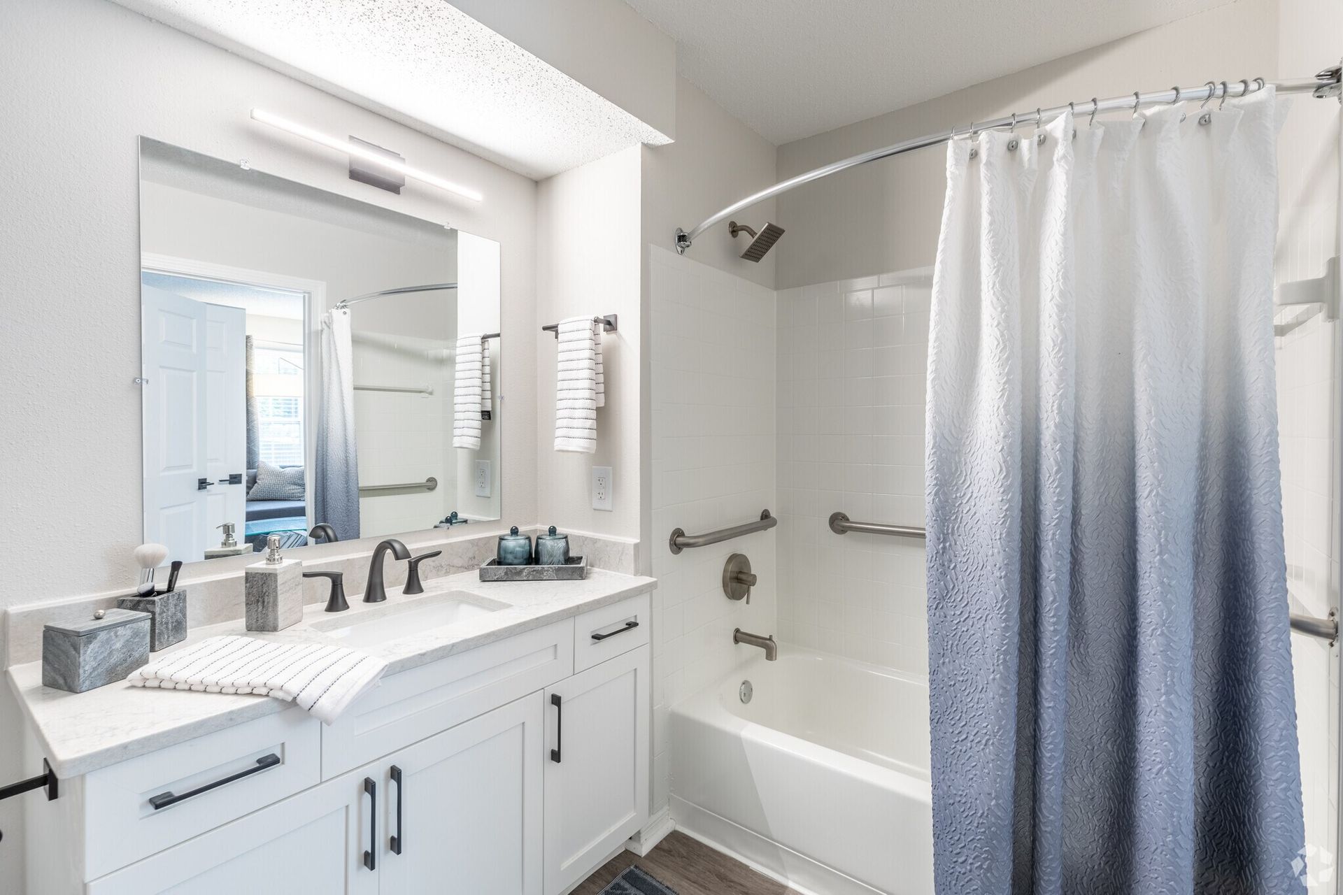 Bathroom at The Royce at Trumbull.