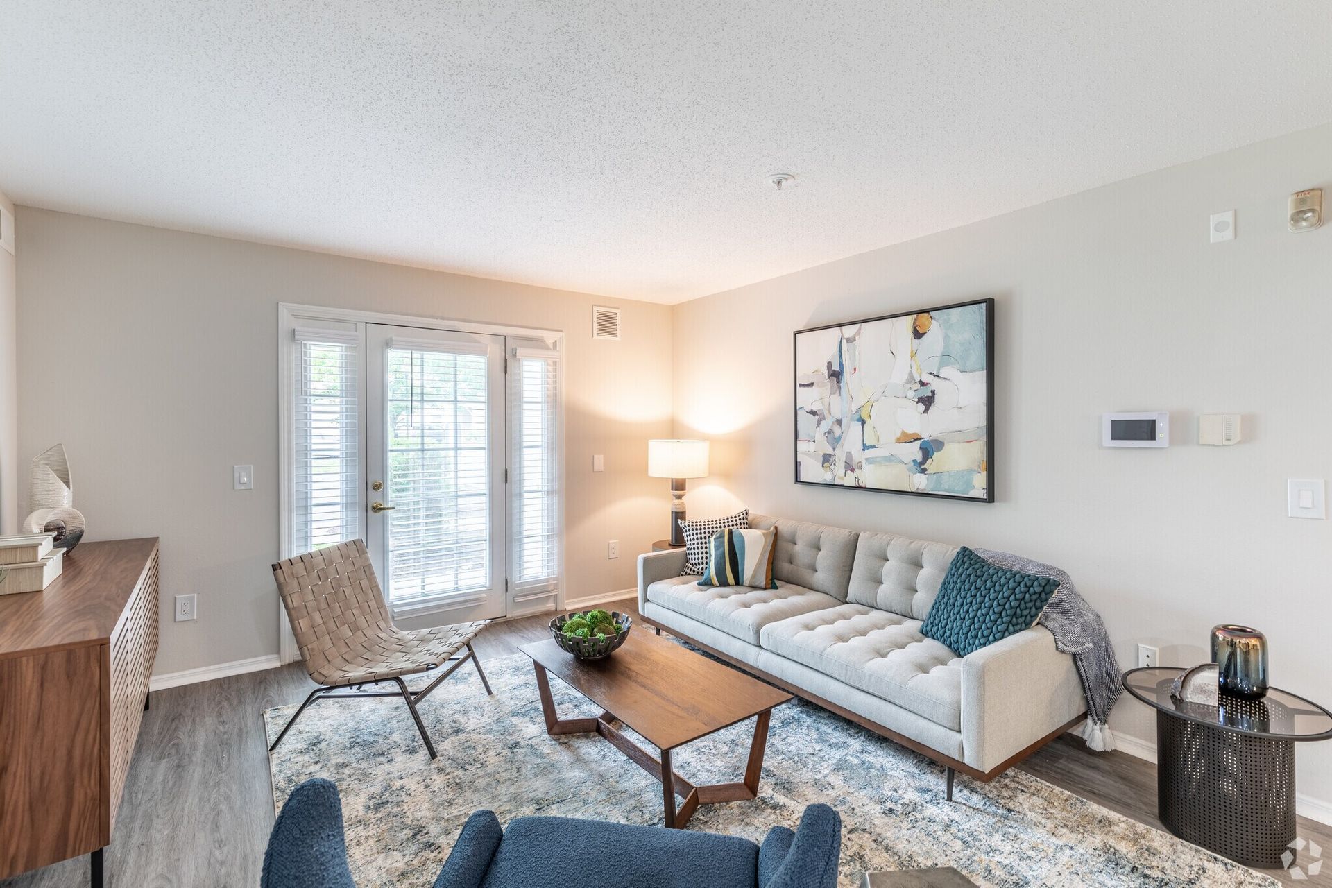 Living Room at The Royce at Trumbull.