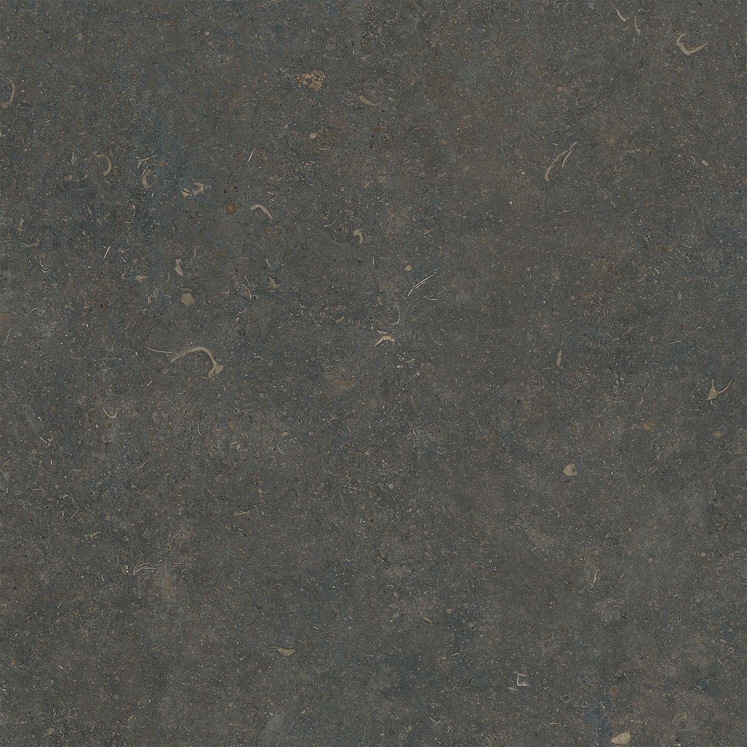 Primer plano de una superficie texturizada de color gris oscuro con sutiles motas.