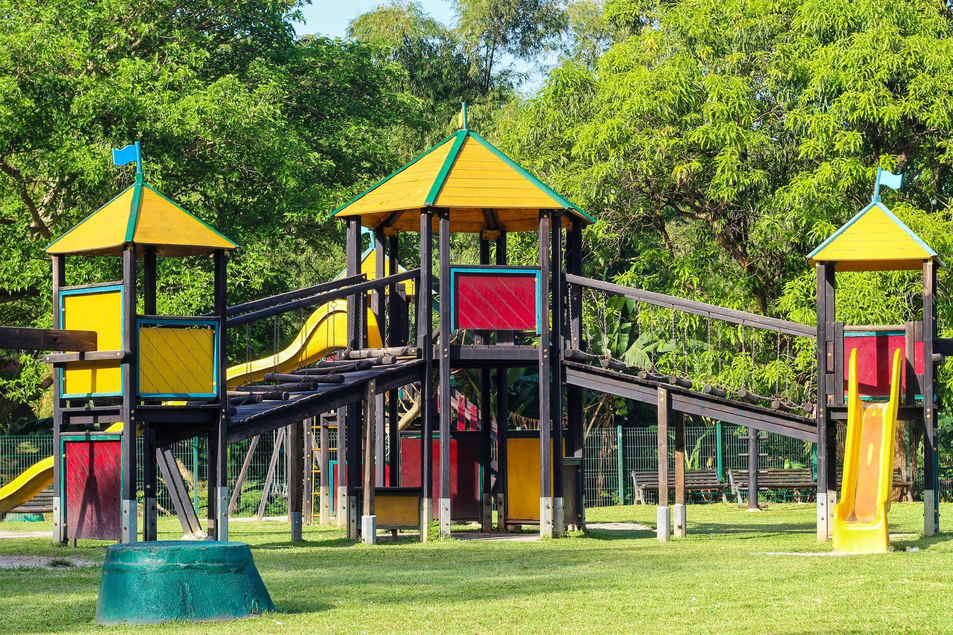 Artificial Grass at a park in San Angelo, TX