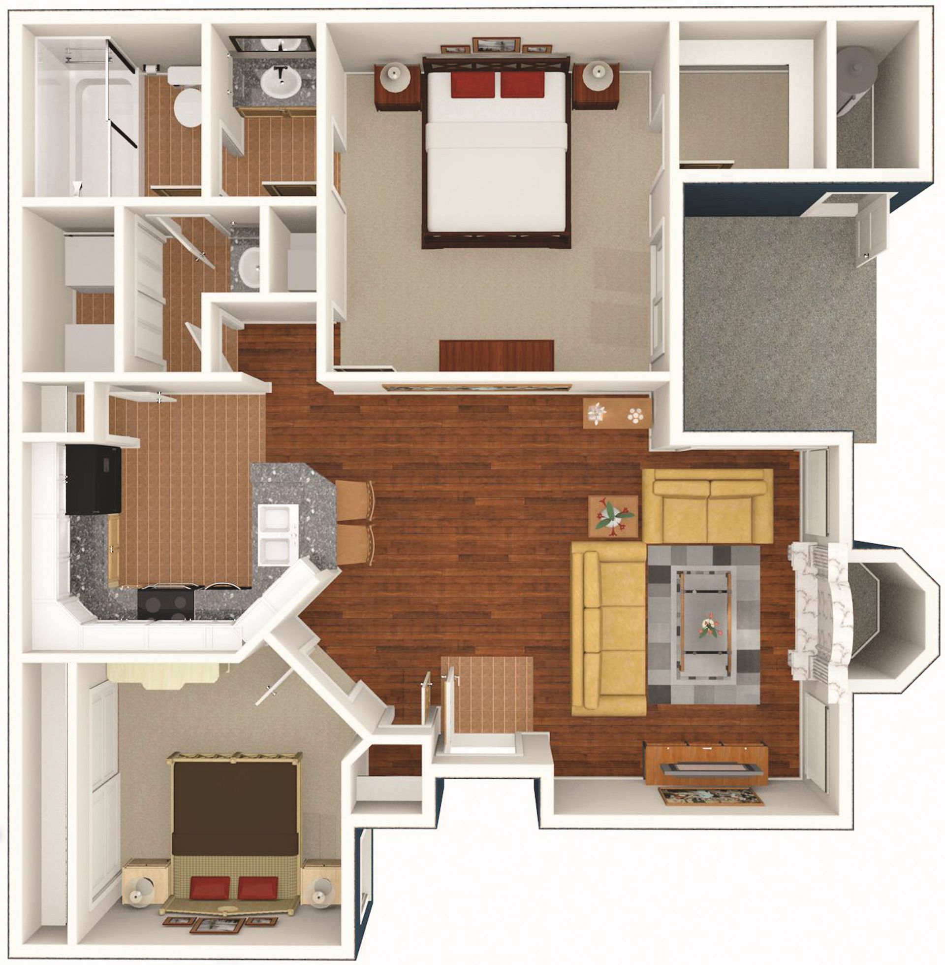 2 Bed | 1 Bath