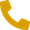 Ein gelbes Telefonsymbol auf weißem Hintergrund.
