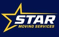 Star Moving Services logo with yellow star and white text on a blue background
