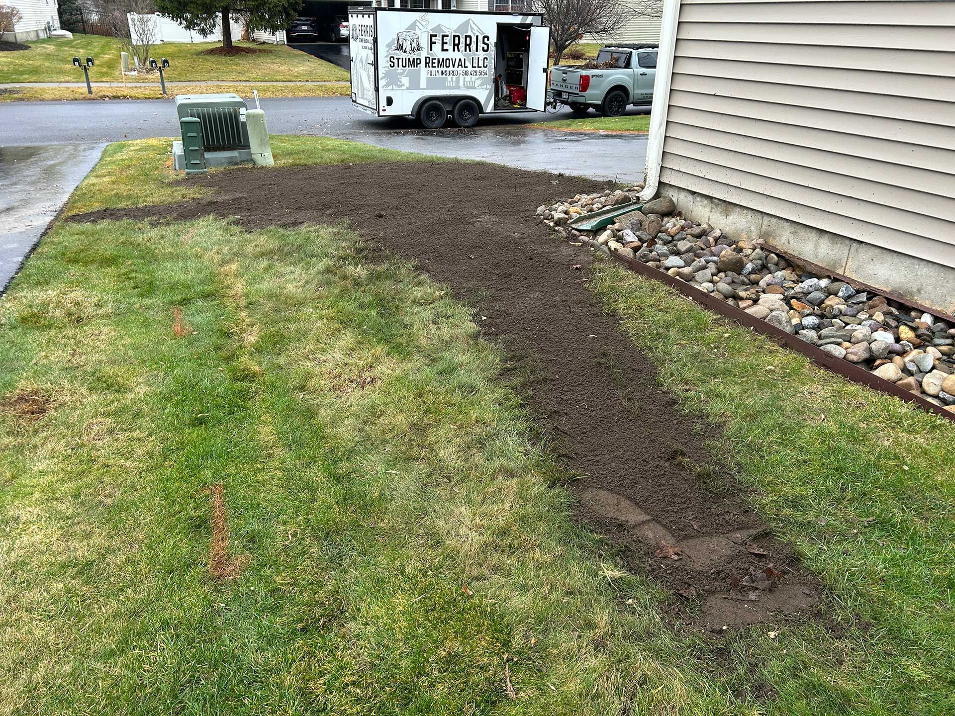 stump grinding services 3 after