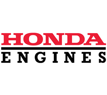 The logo for honda engines is red and black on a white background.