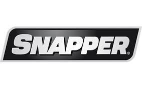 A black and white logo for snapper on a white background.